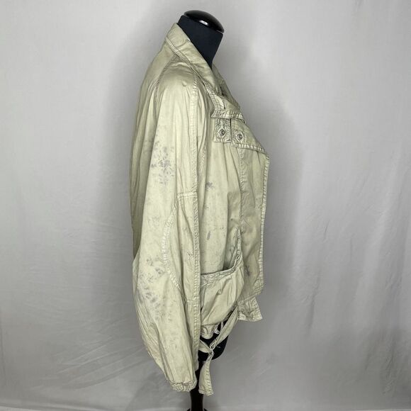 Free People Lightweight Oversized Cotton Military Jacket - Women’s SP - Picture 7 of 10